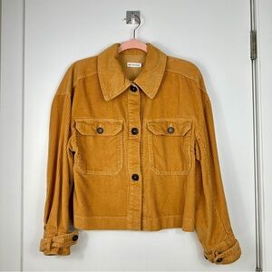 Avec Les Filles mustard corduroy cropped jacket 
Oversize XS